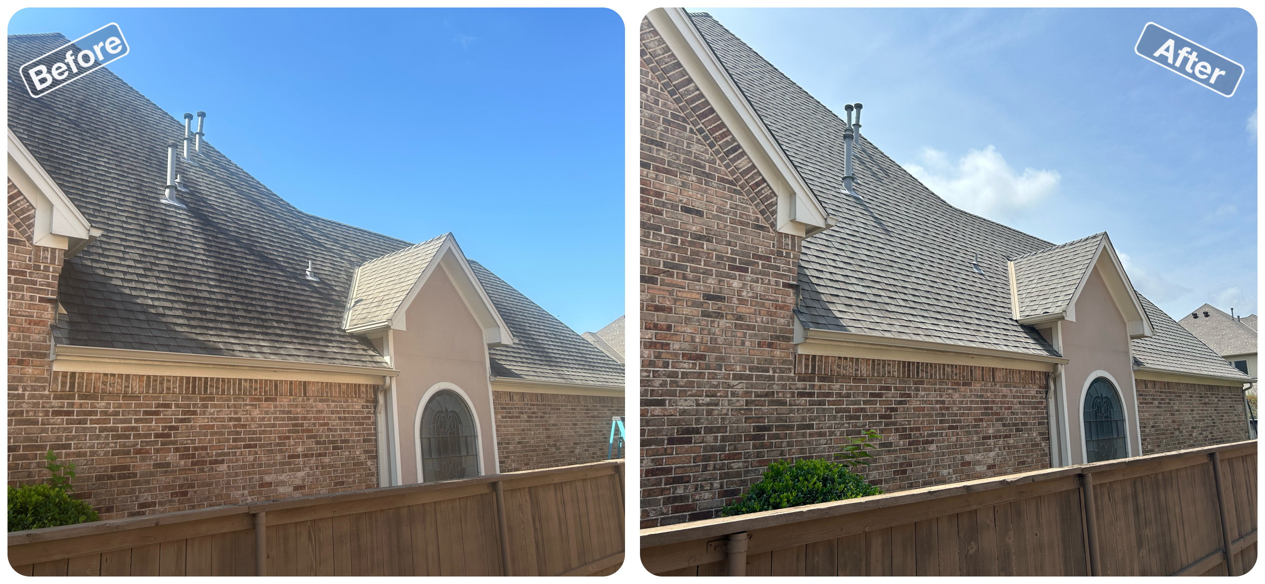 Roof Cleaning in Colleyville, TX